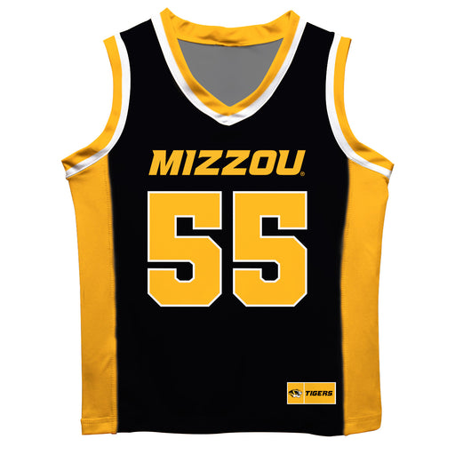 University Of Missouri Vive La Fete Sean East II Game Day Black And Yellow Boy Basketball Jersey