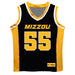 University Of Missouri Vive La Fete Sean East II Game Day Black And Yellow Boy Basketball Jersey