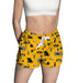 Missouri Tigers MU Repeat Print Hand Sketched Vive La Fete Impressions Artwork Womens Gold Lounge Shorts