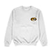 Missouri Tigers MU Hand Sketched Vive La Fete Impressions Artwork Womens  White Crewneck Sweatshirt