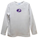 North Alabama Lions Embroidered White Knit Long Sleeve Boys Tee Shirt