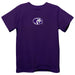 North Alabama Lions Embroidered Purple knit Short Sleeve Boys Tee Shirt