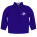 North Alabama Lions Vive La Fete Logo and Mascot Name Womens Purple Quarter Zip Pullover