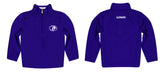North Alabama Lions Vive La Fete Logo and Mascot Name Womens Purple Quarter Zip Pullover - Vive La Fête - Online Apparel Store