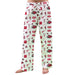 New Mexico Lobos UNM Repeat Print Hand Sketched Vive La Fete Impressions Artwork Womens  White  Lounge Pants