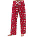 New Mexico Lobos UNM Repeat Print Hand Sketched Vive La Fete Impressions Artwork Womens  Red  Lounge Pants