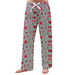 New Mexico Lobos UNM Repeat Print Hand Sketched Vive La Fete Impressions Artwork Womens  Gray  Lounge Pants