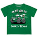 North Texas Mean Green  Vive La Fete Monster Truck Boys Game Day Green Short Sleeve Tee