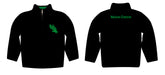 North Texas Mean Green Vive La Fete Logo and Mascot Name Womens Black Quarter Zip Pullover - Vive La Fête - Online Apparel Store