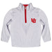 University of Utah Utes Hand Sketched Vive La Fete Impressions Artwork  White Quarter Zip Pullover V1