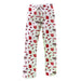 University of Utah Utes Repeat Print Hand Sketched Vive La Fete Impressions Artwork Womens  White  Lounge Pants