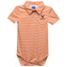 UVA Cavaliers Embroidered Orange Stripe Knit Polo Bodysuit