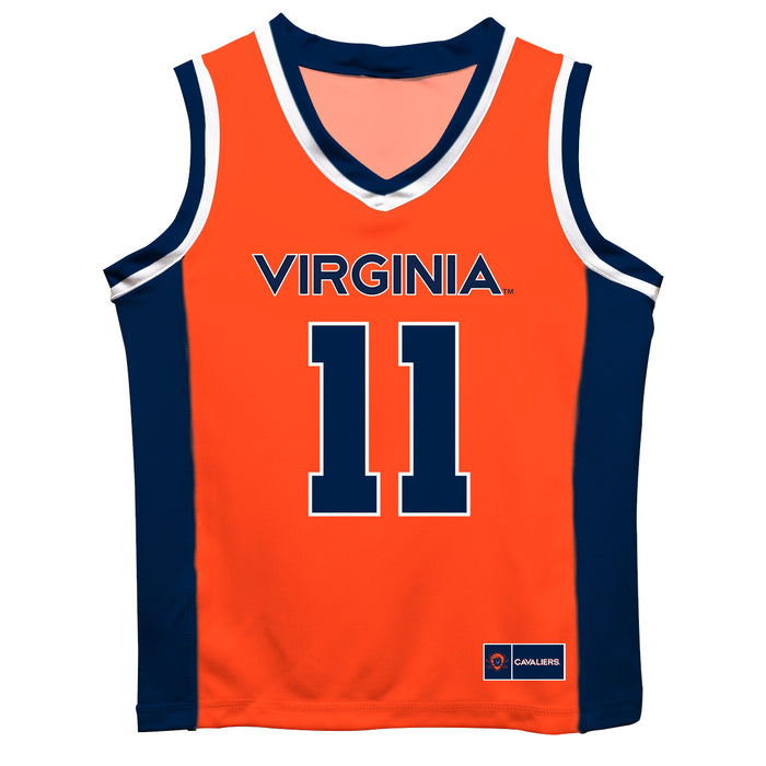 Virginia Cavaliers UVA Vive La Fete Isaac McKneely Game Day Orange Boys Basketball Jersey