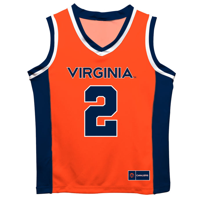 Virginia Cavaliers UVA Vive La Fete Reece Beekman Game Day Orange Boys Basketball Jersey