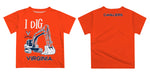 Virginia Cavaliers UVA Vive La Fete Excavator Boys Game Day Orange Short Sleeve Tee - Vive La Fête - Online Apparel Store