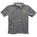 Vanderbilt University Commodores Embroidered Black Stripes Short Sleeve Polo Box Shirt