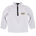 VCU Rams Virginia Commonwealth University Hand Sketched Vive La Fete Impressions Artwork  White Quarter Zip Pullover V1