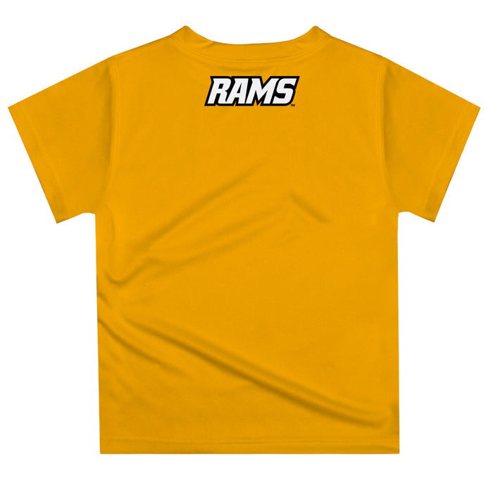 VCU Rams Virginia Commonwealth University Vive La Fete Excavator Boys Game Day Gold Short Sleeve Tee - Vive La Fête - Online Apparel Store