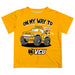 VCU Rams Virginia Commonwealth University  Vive La Fete Monster Truck Boys Game Day Gold Short Sleeve Tee