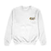 VCU Rams Virginia Commonwealth University Hand Sketched Vive La Fete Impressions Artwork Womens  White Crewneck Sweatshi