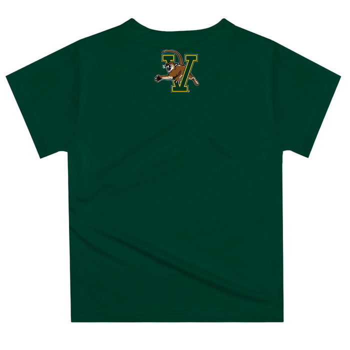 Vermont Catamounts Vive La Fete Excavator Boys Game Day Green Short Sleeve Tee - Vive La Fête - Online Apparel Store