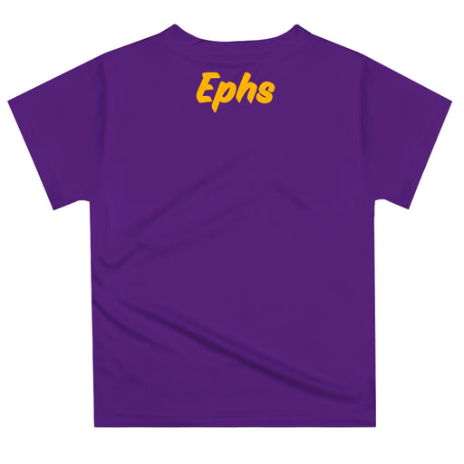 Williams College Ephs Vive La Fete Excavator Boys Game Day Purple Short Sleeve Tee - Vive La Fête - Online Apparel Store
