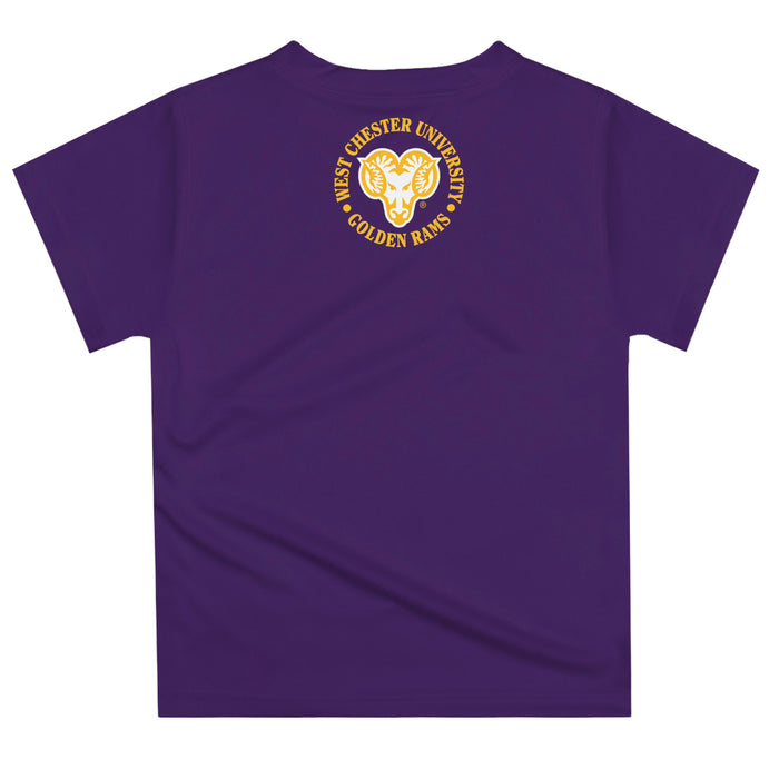 West Chester University Golden Rams WCU  Vive La Fete Excavator Boys Game Day Purple Short Sleeve Tee - Vive La Fête - Online Apparel Store