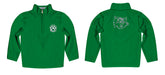 Northwest Missouri State University Bearcats Vive La Fete Game Day Solid Green Quarter Zip Pullover Sleeves - Vive La Fête - Online Apparel Store