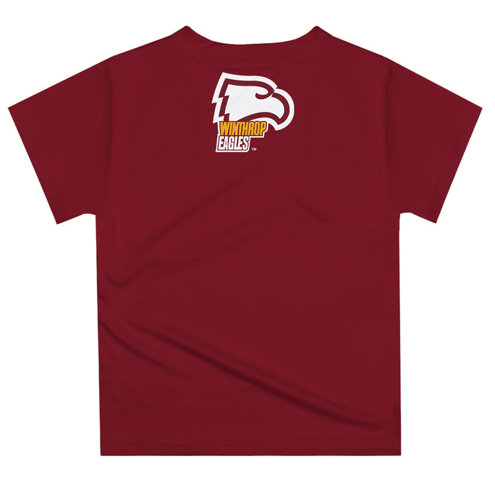 Winthrop University Eagles Vive La Fete Excavator Boys Game Day Garnet Short Sleeve Tee - Vive La Fête - Online Apparel Store