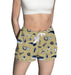 Wingate University Bulldogs Repeat Print Hand Sketched Vive La Fete Impressions Artwork Womens Navy Lounge Shorts