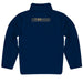 Wingate Bulldogs Vive La Fete Logo and Mascot Name Womens Navy Quarter Zip Pullover - Vive La Fête - Online Apparel Store