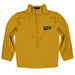 West Virginia Yellow Jackets WVSU Vive La Fete Game Day Solid Gold Quarter Zip Pullover Sleeves