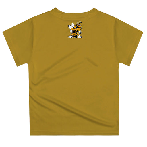 West Virginia Yellow Jackets WVSU Vive La Fete Excavator Boys Game Day Gold Short Sleeve Tee - Vive La Fête - Online Apparel Store