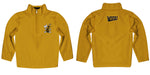 West Virginia State Yellow Jackets Vive La Fete Logo and Mascot Name Womens Gold Quarter Zip Pullover - Vive La Fête - Online Apparel Store