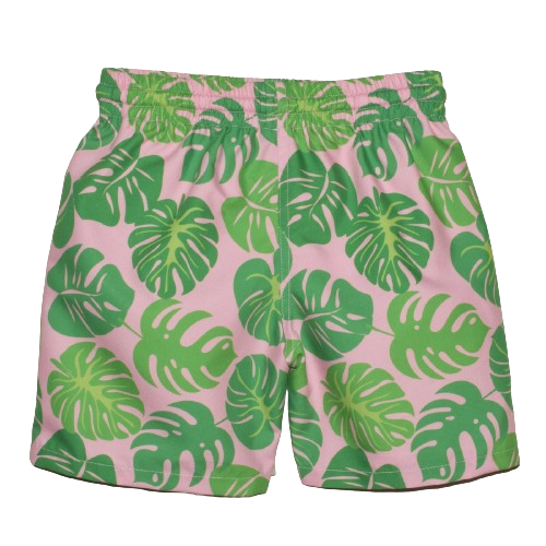 Palm Leaf Micro Fiver Boys Swimtrunks - Vive La Fête - Online Apparel Store