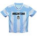 Argentina National Team Julian Alvarez Game Day Light Blue Boys Stripes Fashion Football T-Shirt