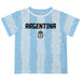 Argentina National Team Julian Alvarez Boys Game Day Light Blue With White Short SleeveTee