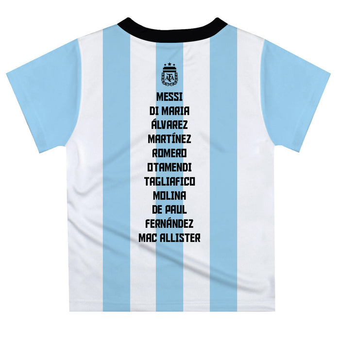 Argentina National Team Boys Short Sleeve T-Shirt