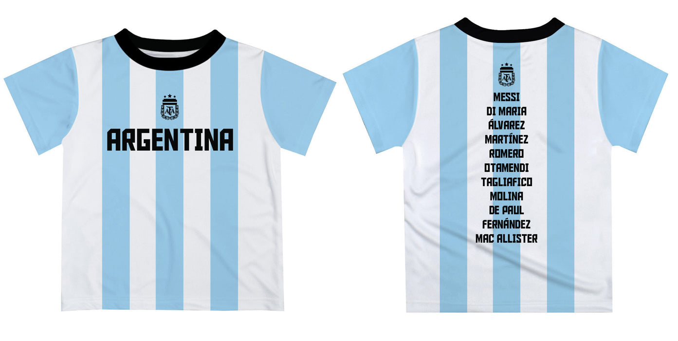 Argentina National Team Boys Short Sleeve T-Shirt