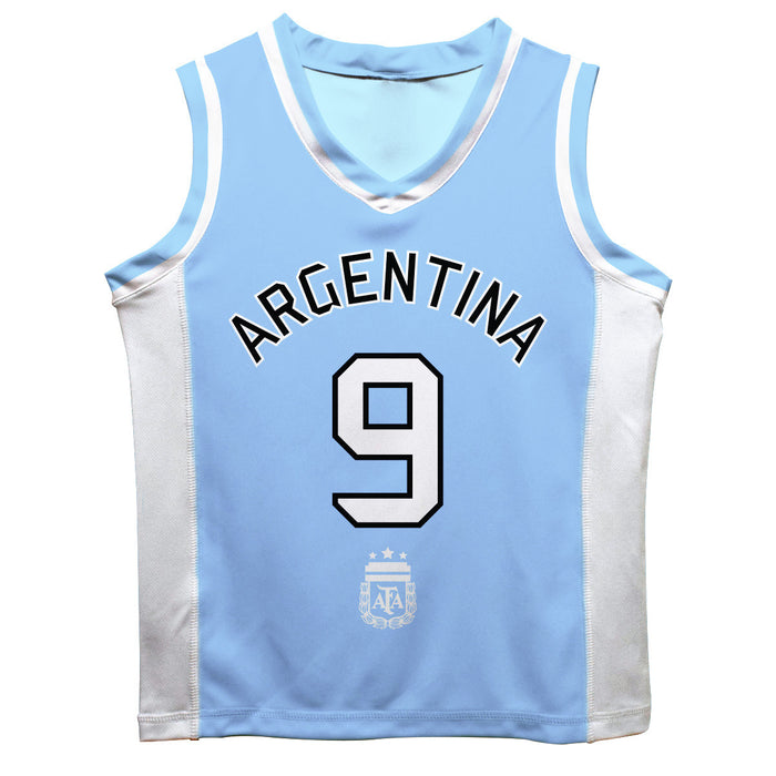 Argentina National Team Lionel Messi Men Fashion Basketball Top V4