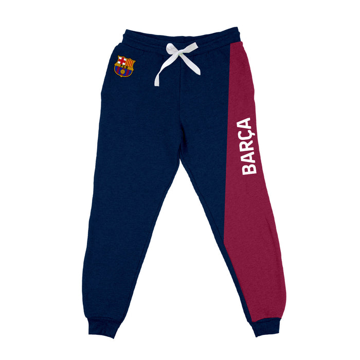 FC Barcelona Color Block Women Navy Maroon Fleece Jogger