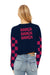 FC Barcelona Women Navy Cropped Crew Neck With Color Block - Vive La Fête - Online Apparel Store