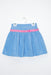 Party Blue Cord Skirt