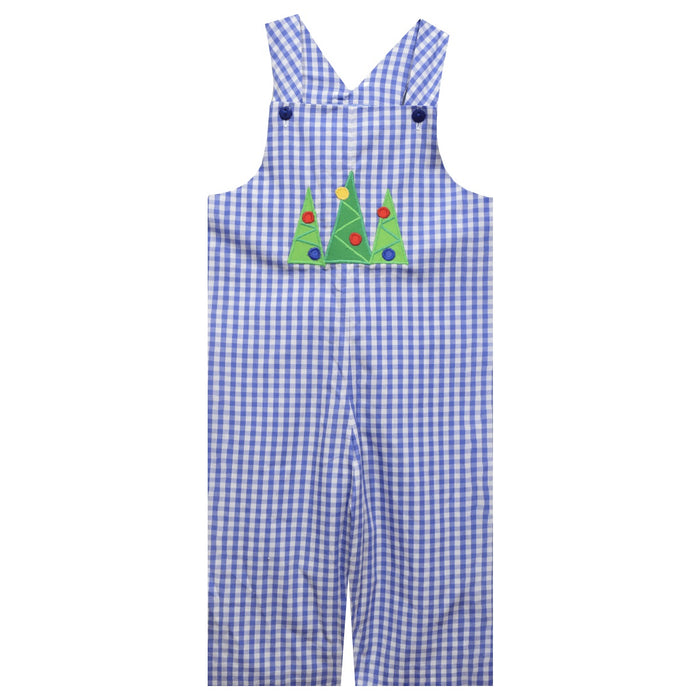 Xmas Tree Applique Boys Overall