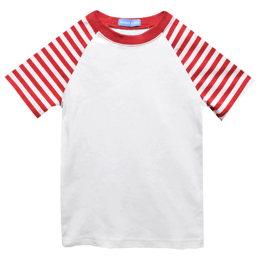 Red Stripe Short Sleeve Boys Tee