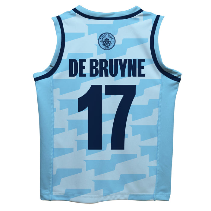 Manchester City Kevin de Bruyne Boys Fashion Basketball Top