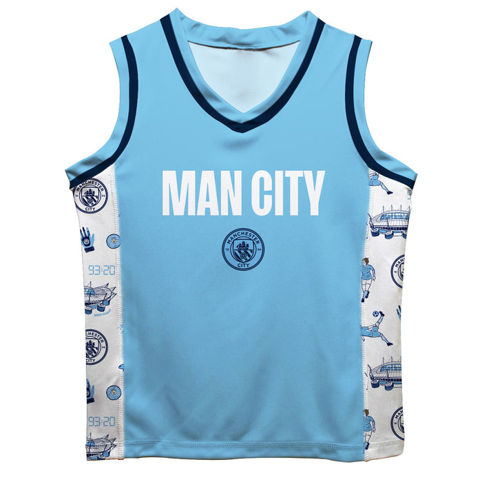 Manchester City Phil Foden Boys Fashion Basketball Top V2