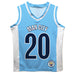 Manchester City Bernardo Silva Boys Fashion Basketball Top V3