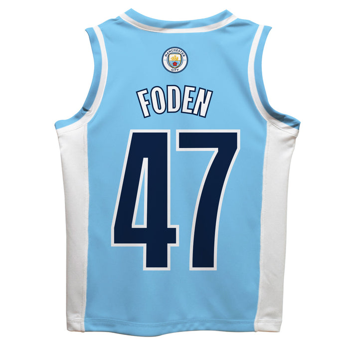 Manchester City Phil Foden Boys Fashion Basketball Top V3