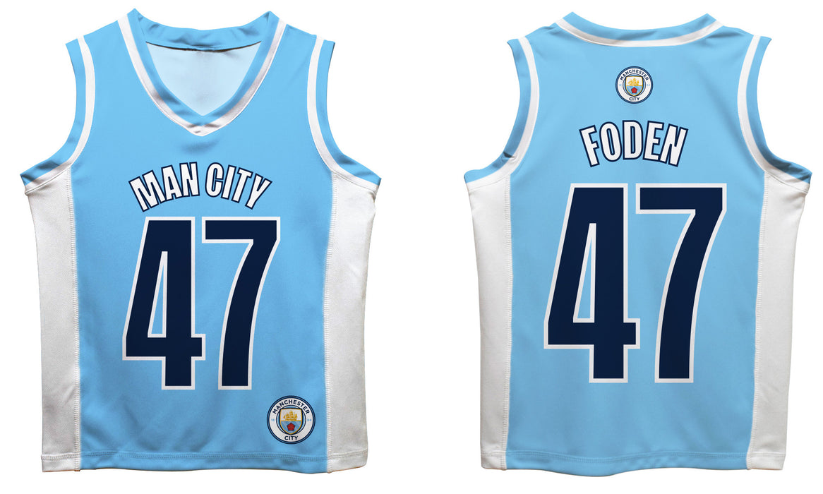 Manchester City Phil Foden Boys Fashion Basketball Top V3